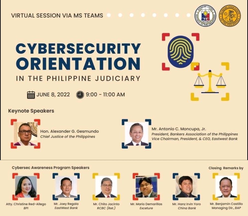 Cybersecurity Orientation in the Philippine Judiciary ISOG
